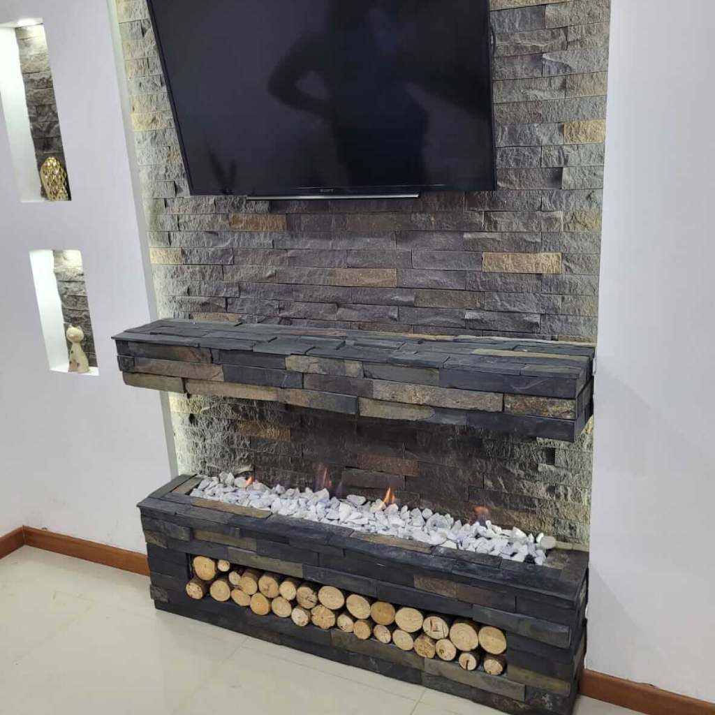 Instalación profesional de chimenea a gas en apartamento Bogotá